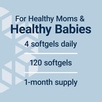 Thumbnail for Life Extension Prenatal Advantage, Women’s multivitamin, Baby Support, folic Acid, Choline, omega-3s, Vitamin C, D3, B1, B6, B12, zinc, niacin, Gluten Free, Non-GMO, 120 softgels