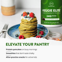 Thumbnail for MRM Veggie Elite Performance Protein - Chocolate Mocha, Plant-Based Powder, 24g Protein per Serving with BCAAs & Digestive Enzymes, Clinically Tested - Vegan, Gluten-Free - 31 Servings