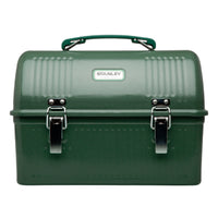 Thumbnail for Stanley Classic Lunch Box 10 qt | Vintage Metal Lunchbox | Durable Meal Container with Handle and Latch | Stores Food, Drinks, Thermos, Water Bottle | Hammertone Green