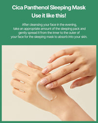 Thumbnail for SNP CICA Panthenol Moisturizing Cream | Overnight Face Cream | Soothing, Moisturizing, and Hydrating Facial Mask with Hyaluronic Acid | Korean Skin Care Overnight Moisturizer | 2.70 Fl Oz