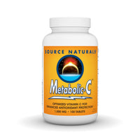 Thumbnail for Source Naturals Metabolic C, Optimized Vitamin C for Enhanced Antioxidant Protection* -1000 mg - 100 Tablets