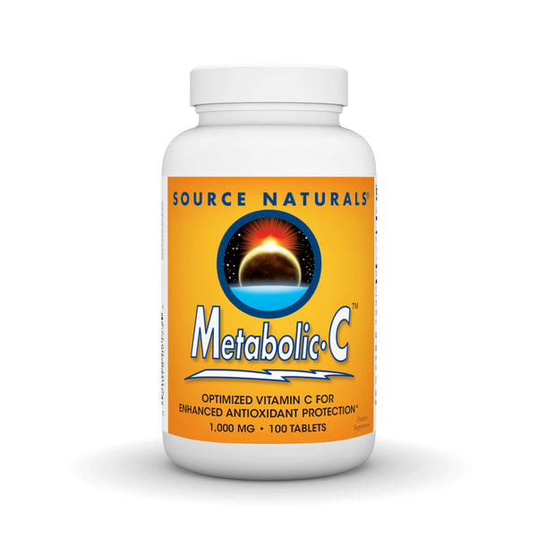 Source Naturals Metabolic C, Optimized Vitamin C for Enhanced Antioxidant Protection* -1000 mg - 100 Tablets