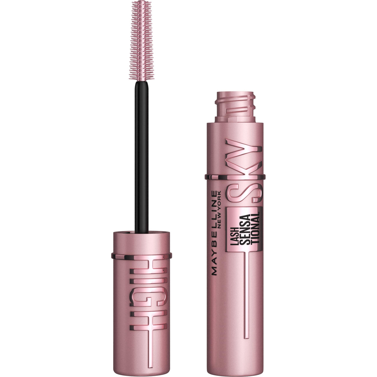 Maybelline Lash Sensational Sky High Washable Mascara Makeup, Volumizing, Lengthening, Defining, Curling, Multiplying, Buildable Formula, True Brown, 1 Count