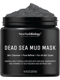 Thumbnail for New York Biology Dead Sea Mud Mask for Face and Body | Spa Quality Pore Refiner for Oily Skin | Natural Skincare for Women & Men | Tighten Skin for A Healthier Complexion | 8.8 oz