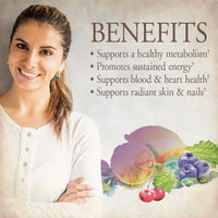 Thumbnail for Garden of Life Multivitamin for Women - Organics Women's Once Daily Multi - 60 Tablets, Whole Food Multi with Iron, Biotin, Vegan Organic Vitamin for Women's Health, Energy Hair Skin and Nails