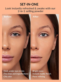 Thumbnail for SHEGLAM Insta-Ready Face Powder Loose Under Eye Setting Powder - Cocoa Loco