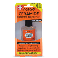 Thumbnail for Nail-Aid Ceramide Extreme Thickener - Nail Strengthener - Ridge-Free, Long-Wear Shine Finish - Clear, 0.55 Fluid Ounce
