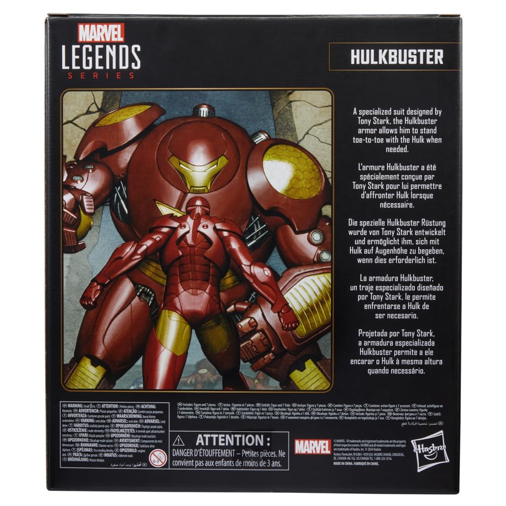 Marvel Legends Series Hulkbuster, Deluxe Marvel 85th Anniversary Comics Collectible 6-Inch Scale Action Figure