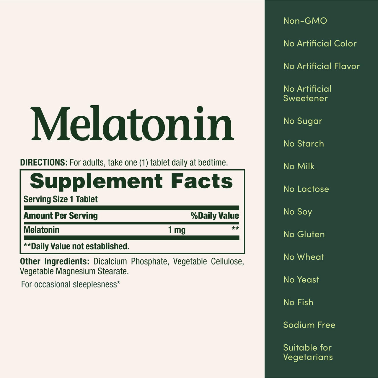 Nature's Bounty Melatonin, 100% Drug Free Sleep Aid, Promotes Relaxation and Sleep Health, 1mg, 180 Tablets