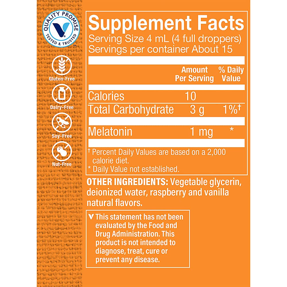 The Vitamin Shoppe Melatonin - Sleep Support, Restful Sleep & Healthy Sleep Cycle, Natural Sleep Aid