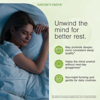 Thumbnail for Nature's Trove L-Theanine 200mg 120 Vegetarian Capsules