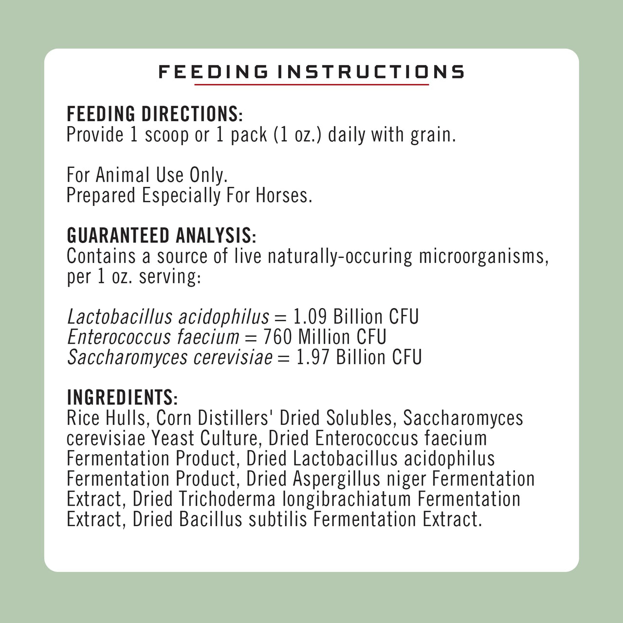 Formula 707 Digestive Health Equine Supplement, 4lb Bag – Probiotics, Prebiotics and Digestive Enzymes for Horses