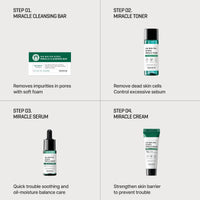 Thumbnail for SOME BY MI AHA BHA PHA 30Days Starter Kit - Toner 1.01Oz, Serum 0.33Oz, Cream 0.7Oz, Cleansing Bar 1.05Oz - Mild Exfoliating Daily Skin Care Set - Skin Wastes, Sebum, Oiliness Care - Korean Skin Care