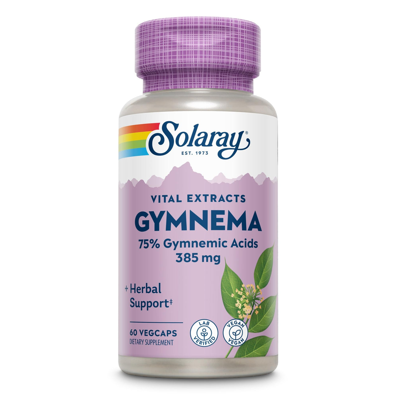 SOLARAY Guaranteed Potency Gymnema Leaf Extract | Veg Cap | 385mg | 60ct