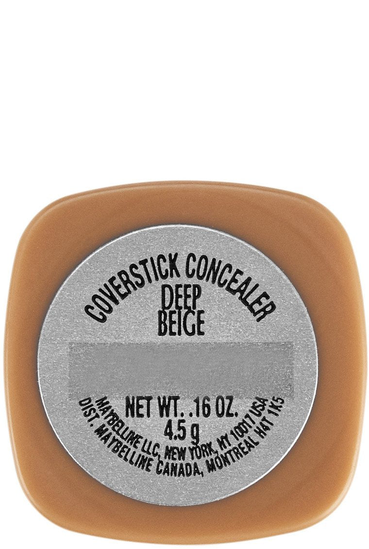 Maybelline New York Cover Stick Corrector Concealer, Deep Beige, 0.16 oz.