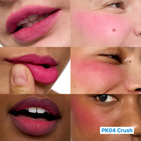 Thumbnail for fwee Blurry Pudding Pot | Airbrushed Blush & Lip, Buildable & High Pigment, Long-lasting, Lightweight, Natural Soft Matte Finish, Satin Finish Blurring Blush - Crush (Vivid Pink) | 0.17 oz