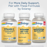Thumbnail for SOLARAY Vitamin C Supplement 1000mg with Bioflavonoids Concentrate - Vitamin C Capsules w/ Rose Hips & Acerola, Heart Health & Immune Support for Men & Women, 1000 mg per Serving, Vegan - 100 Veg Caps