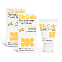 Thumbnail for BioGaia Protectis Baby Probiotic Drops | Baby Essentials for Colic & Gas Relief | Safe for Newborns | Ease Crying, Fussing, Colic, Gas, Spit-ups & Constipation | No Dairy, Soy & Gluten | 5mL (2-Pack)