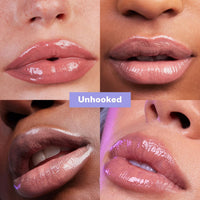 Thumbnail for Kosas Wet Lip Oil Gloss - Hydrating Lip Plumping Treatment with Hyaluronic Acid & Peptides, Non-Sticky Finish (Unhooked)