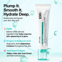 Thumbnail for ANUA PDRN Hyaluronic Acid 100 Moisturizing Cream, Lightweight Hydrating Moisturizer with Salmon PDRN, Hyaluronic acid, Collagen for Glass Skin, Korean Skin Care (60ml / 2.02 fl. oz)