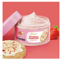 Thumbnail for Dove Moisturizing Strawberry Crumb Cake Body Wash & Scrub Combo, 20oz Wash + 15oz Scrub, Limited Edition, Paraben & Sulfate Free, For Body, Improves Skin Texture, Moisturizes