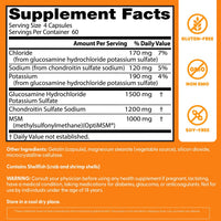 Thumbnail for Doctor's Best Glucosamine Chondroitin MSM - Joint Health Support Supplement for Women & Men, Nutritional Support for Joint Strength, Hair, Skin, & Nails, Gluten Free, Non GMO - 240 Capsules