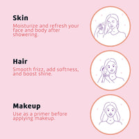 Thumbnail for De La Cruz Rose Water and Glycerin for Face Bundle – Rosewater Facial Toner and Moisturizer for Skin and Hair - 8 fl oz + 16 fl oz Refill Bottle