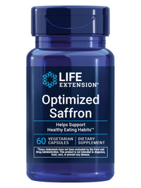 Thumbnail for Life Extension Optimized Saffron, Saffron Extract, Saffron Supplement That Helps You Fight The urge to Snack, Non-GMO, Gluten-Free, Vegetarian, 60 Vegetarian Capsules