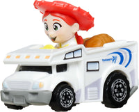 Thumbnail for Hot Wheels RacerVerse, Set of 4 Die-Cars 1:64 Scale Toy Cars Optimized for Driving on Tracks with Pop Culture Characters as Drivers
