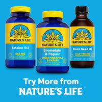 Thumbnail for Nature's Life Bromelain & Papain Proteolytic Enzyme Supplement for Men & Women - From Pineapple & Papaya, Digestive Health Support Veg Caps, Bromelain 250 mg and Papain 250 mg - 250 Capsule CT