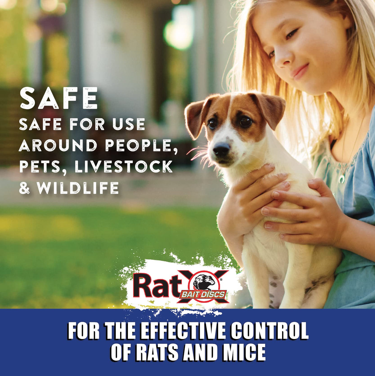 RatX Bait Discs 1 lb. Bag - Contains 45 Discs - for Indoor or Outdoor Use