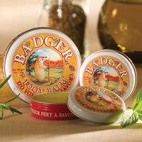 Thumbnail for Badger Foot Balm, 100% Organic Foot Cream for Dry Cracked Heels and Feet, Fast Acting Foot Care for Women & Men, All-Natural Cracked Heel Treatment, 2 oz Tin, 2-Pack