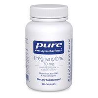 Thumbnail for Pure Encapsulations Pregnenolone - 30 mg - Hormone Support - Memory Support & Brain Supplement* - Gluten Free & Vegan - 180 Capsules
