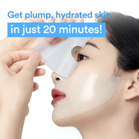 Thumbnail for Abib Collagen Gel Mask Sedum Jelly 4 Sheets (Hydrating) I Korean Vegan Collagen, Cooling Hydrating Hyaluronic Acid Hydrogel Face Mask Skin Care