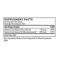 Thumbnail for THORNE - Super EPA (90 Gelcaps) & Vitamin D + K2 (1 Oz) Bundle - Supports Bone Health, Muscle Structure & Joint Health - Gluten, Dairy & Soy-Free