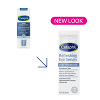 Thumbnail for CETAPHIL Deep Hydration Refreshing Eye Serum, 0.5 fl oz, 48Hr Hydrating Under Eye Cream to Reduce the Appearance of Dark Circles, With Hyaluronic Acid, Vitamin E & B5 (Packaging May Vary)