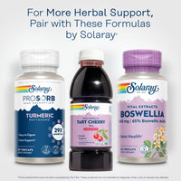 Thumbnail for Solaray Organic Tart Cherry Juice Concentrate, 100% Juice Concentrate from Organic Tart Cherries for Overall Well-Being - Vegan, Lab Verified, 60-Day Guarantee, 15 Servings, 16 fl oz