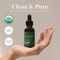 Thumbnail for Global Healing Center - Detoxadine - Organic Nascent Liquid Iodine Supplement Drops for Thyroid Support, Detox Cleanse, and Metabolism - Non-GMO, Vegan, 200 Servings Iodine Drops (1 Oz)