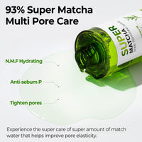 Thumbnail for SOME BY MI Super Matcha Pore Tightening Serum - 1.69Oz, 50ml - Made from Match Water for Sensitive Skin - Skin Moisturizing and Purifying Effect - Blackheads, Sebum and Pore Care - Korean Skin Care