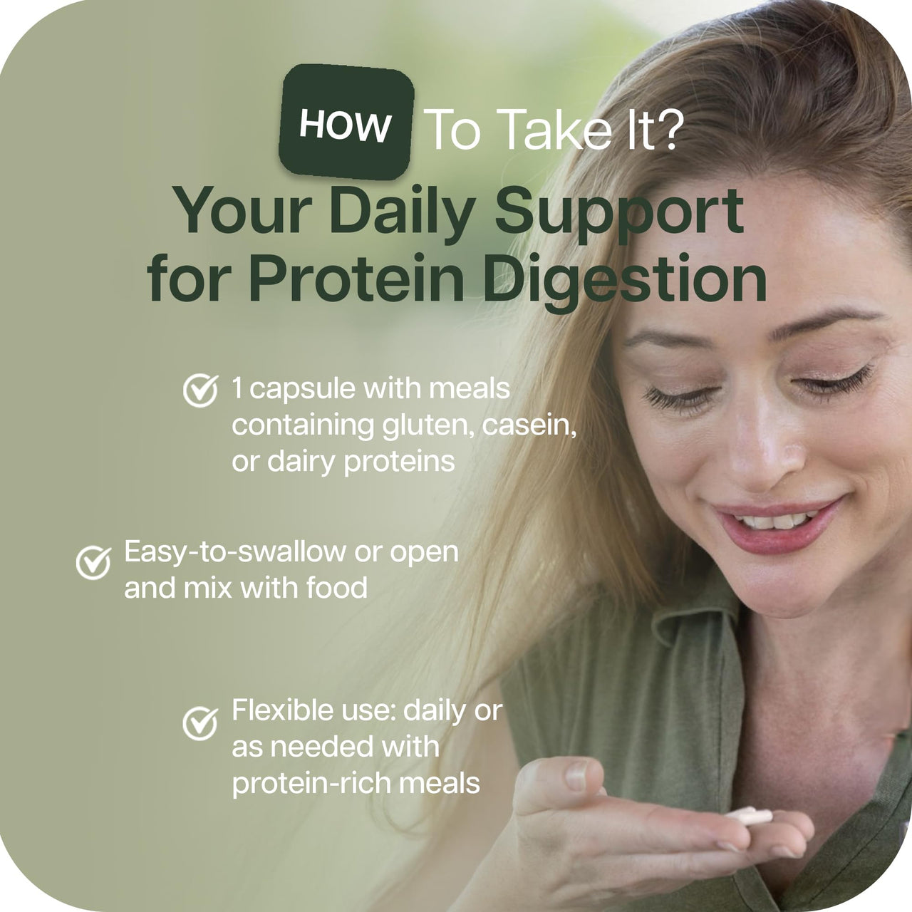 Houston Enzymes AFP Peptizyde - Digestive Enzyme Combination for Protein, Casein & Gluten Proteins - Digestive Enzymes for Women and Men (90 Capsules)