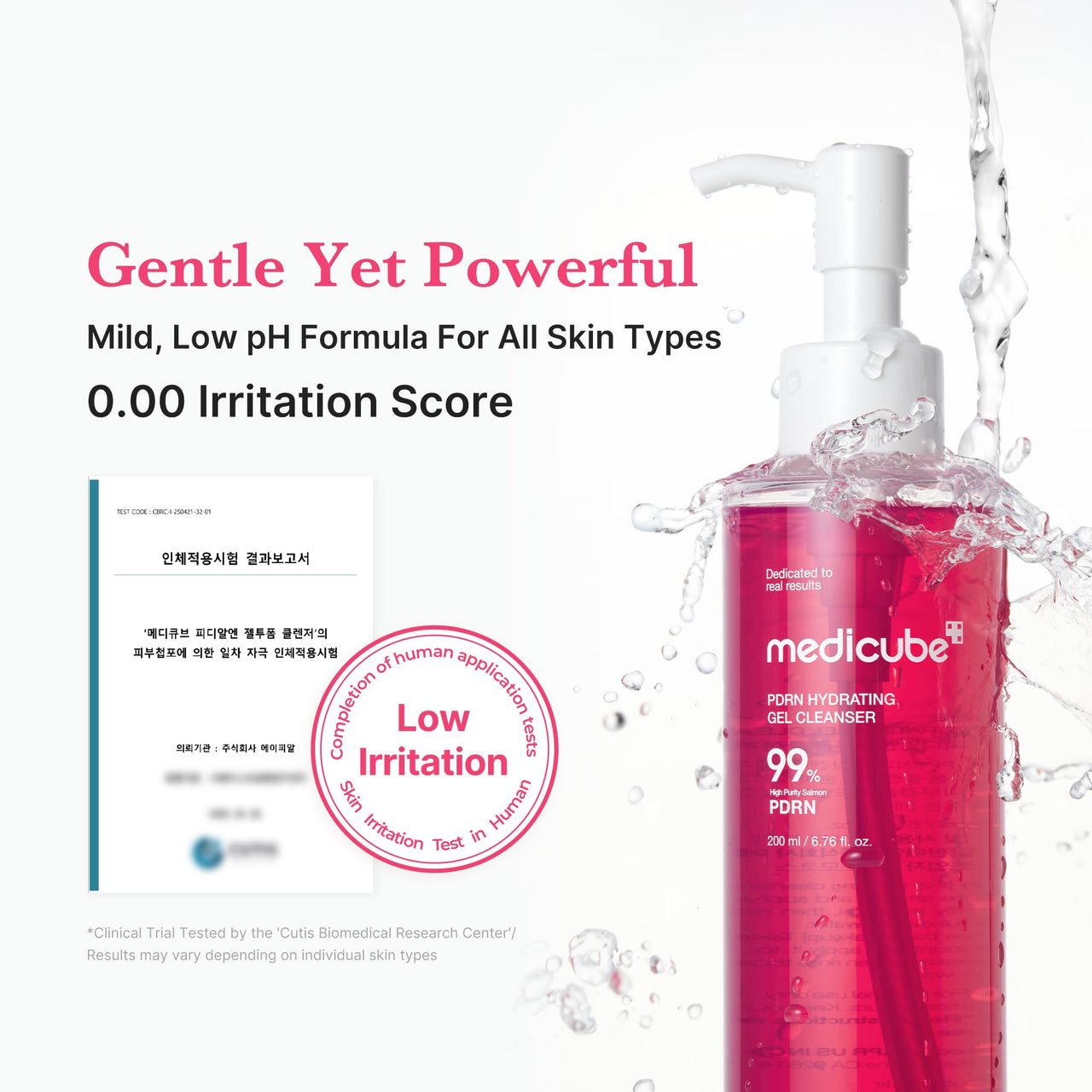 medicube PDRN Jelly to Foam Cleanser | Low pH Hydrating Daily Face Wash for All Skin Types | With PDRN, Collagen & LHA | Gentle Pore Care & Radiant, Balanced-Looking Skin | Korean Skincare | 200ml