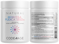 Thumbnail for Codeage Organic Mimosa Pudica Seed Capsules - Mimosa Pudica Seeds Supplement - Black Walnut, Cloves, Vidanga, Neem, BioPerine - All in One - Sensitive Plant Pills - Non-GMO & Vegan - 2 Pack