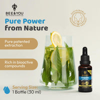 Thumbnail for Bee and You Natural Pure Propolis Extract â€“ Water Soluble, Bee Propolis,High Potency, Ultra Pure Immune Support Supplement, Antioxidants, Detox, Gluten-Free, 1 Fl Oz