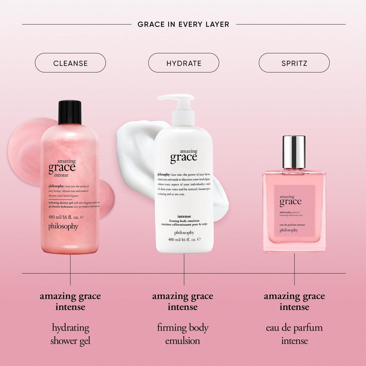 philosophy amazing grace intense eau de parfum 4 fl oz