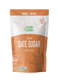 Thumbnail for Health Garden Date Sugar (16 OZ), Organic Date Sugar Sweetener, All-Natural Dried Ground Dates, Rich in Vitamins and Minerals, No Gluten, Non-GMO, Low Glycemic Sugar Substitute (1 LB pack of 1)
