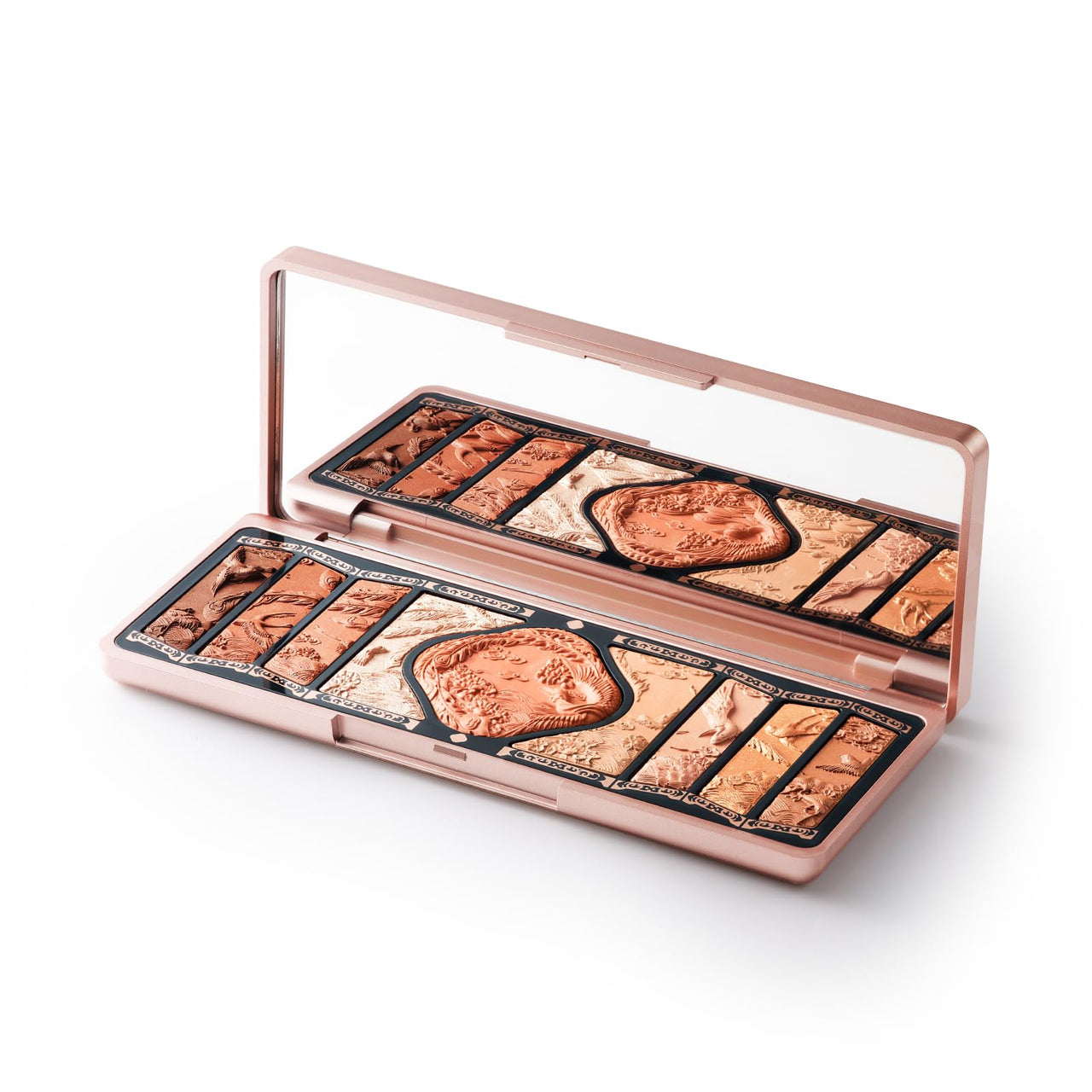 FLORASIS Floral Engraving Phoenix Makeup Palette (02 Retro Brown)