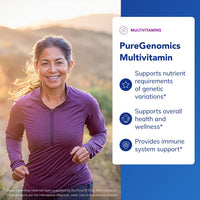 Thumbnail for Pure Encapsulations PureGenomics Multivitamin - Supplement to Support Nutrient Requirements of Common Genetic Variations* - with Vitamin A,B,C,D,E, K & Minerals - 60 Capsules