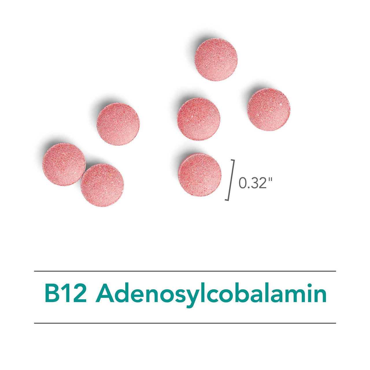Nutricology B12 Adenosylcobalamin Supplement - with Folic Acid, Vitamin B12 3000 mcg, Folate, Pure B12, Vegetarian Lozenges - 60 Count