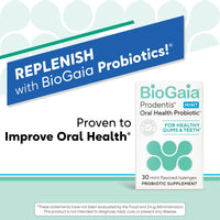 Thumbnail for BioGaia Prodentis | Oral Probiotics | Promotes Healthy Gums & Teeth | Defends Against Bad Breath & Dental Problems | Improves Oral Health | Mint Flavored | 30 Dental Probiotic Lozenges