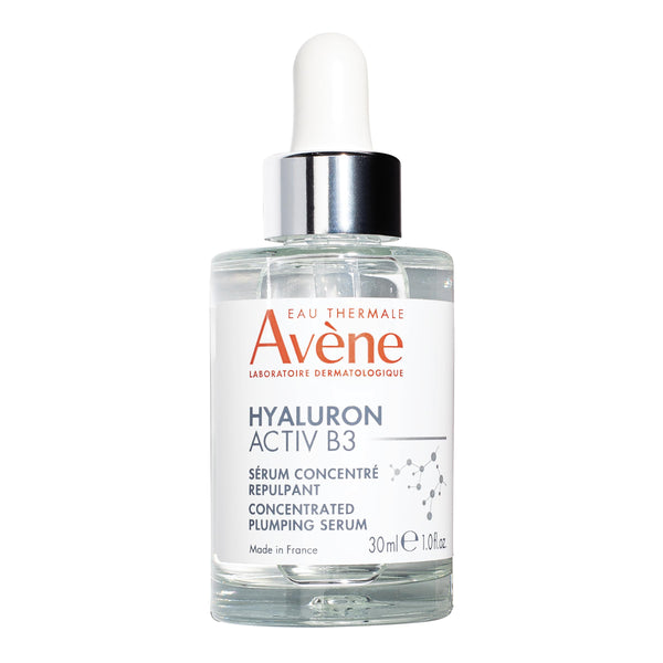Avène Hyaluron ACTIV B3 Concentrated Plumping Serum, Light-weight hydrating serum, powered by Niacinamide + Pure Hyaluronic Acid, Firms & Plumps the skin for a healthy complexion 1 oz